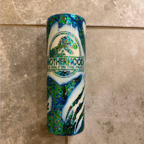 Other - 3️⃣for💲1️⃣5️⃣ Boy Mama Dinosaur Glitter Tumbler